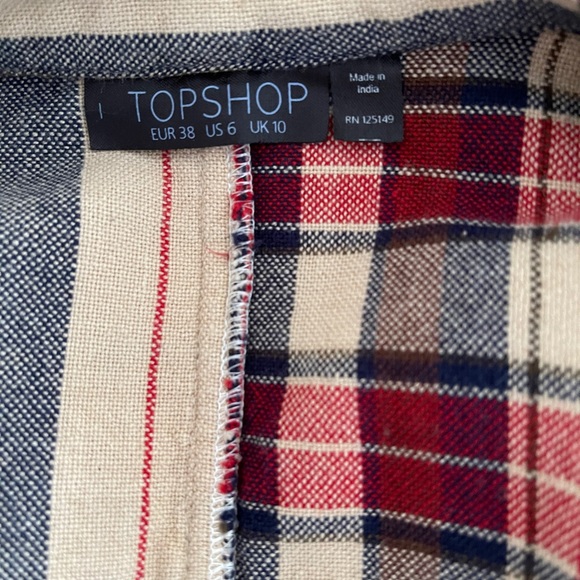 TopShop Plaid Jacket / Shacket - Picture 9 of 12
